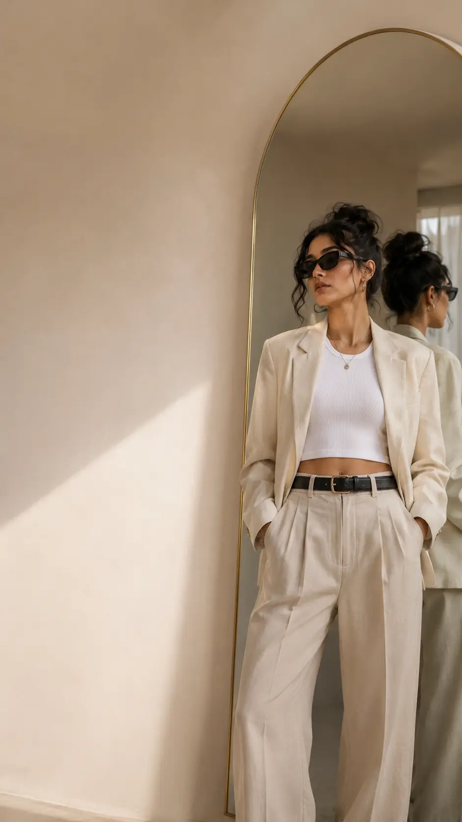 An editorial look styled by Ainaa